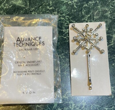 Avon Advanced Techniques Crystal Snowflake Hair Accessory