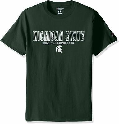NCAA Champion Michigan State Spartans Perimeter Short Sleeve T-Shirt, X-Large, D