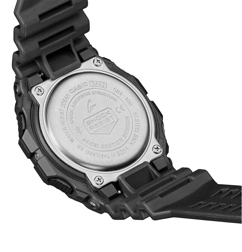 Pre-owned Casio G-shock Gbx-100ns-4dr 200m Wr Wrist Digital Unisex Watch Bluetooth G-lide