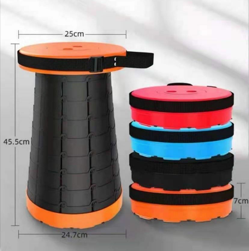 Sgabello Pieghevole Telescopico Portatile Per Escursioni Pesca idea