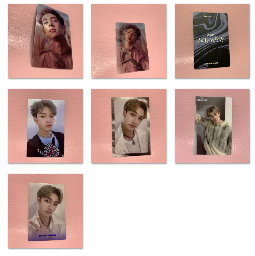 LEVANTER 限定版 レンチキュラー バンチャン トレカ Stray Kids BANG CHAN Photocard Levanter Lenticular Limited