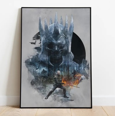 The Witcher 3 Poster, Game Print, Wall Art, Gift for Gamers #2
