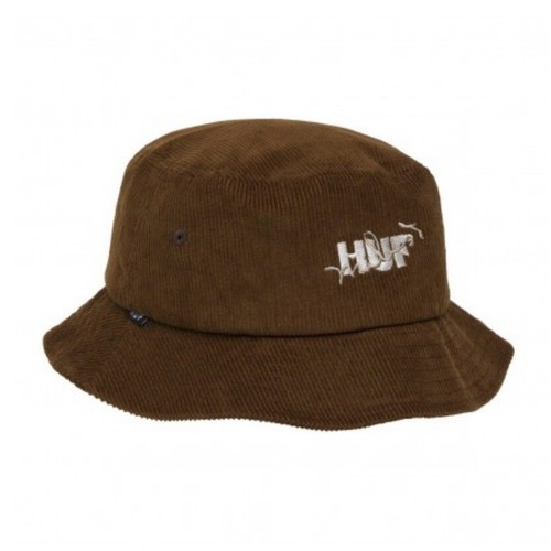HUF x Miles Davis Get Up With It Corduroy Chocolate Bucket Hat