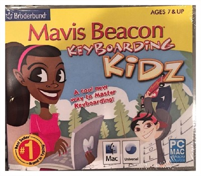 MAVIS BEACON KEYBOARDING KIDZ 40PC41 BRAND NEW SEALED  WIN10 8 7 XP  NICE