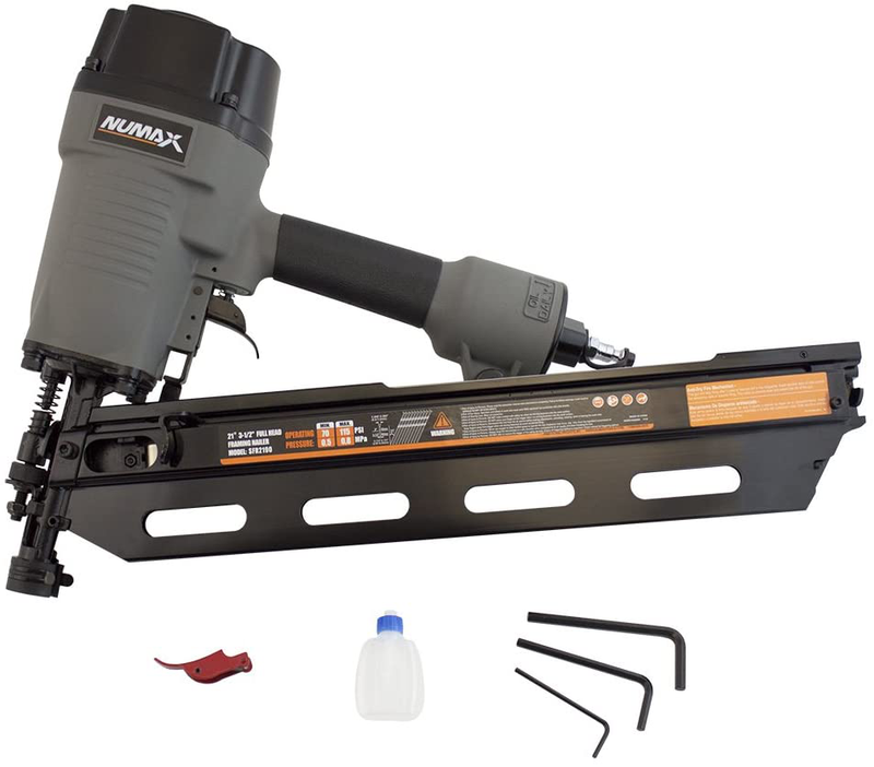PROFESSIONAL Full Round Head Pneumatic Framing Nailer Tool Air Nail Gun Tool NEW