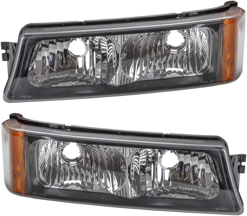 Parking Light Assembly Driver Passenger For 2005 2006 Chevy Silverado 1500 HD