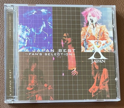 X JAPAN BEST FAN'S SELECTION JAPANESE 2 CD Set From US X JAPAN BEST FAN'S SELECTION JAPANESE 2 CD Set From US