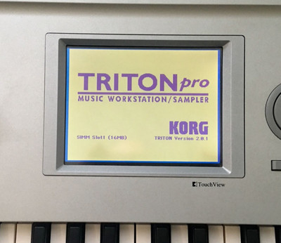 Korg triton Classic / Pro 76 / Pro 88 X NEW LCD Blue Display ！（No touch ！）