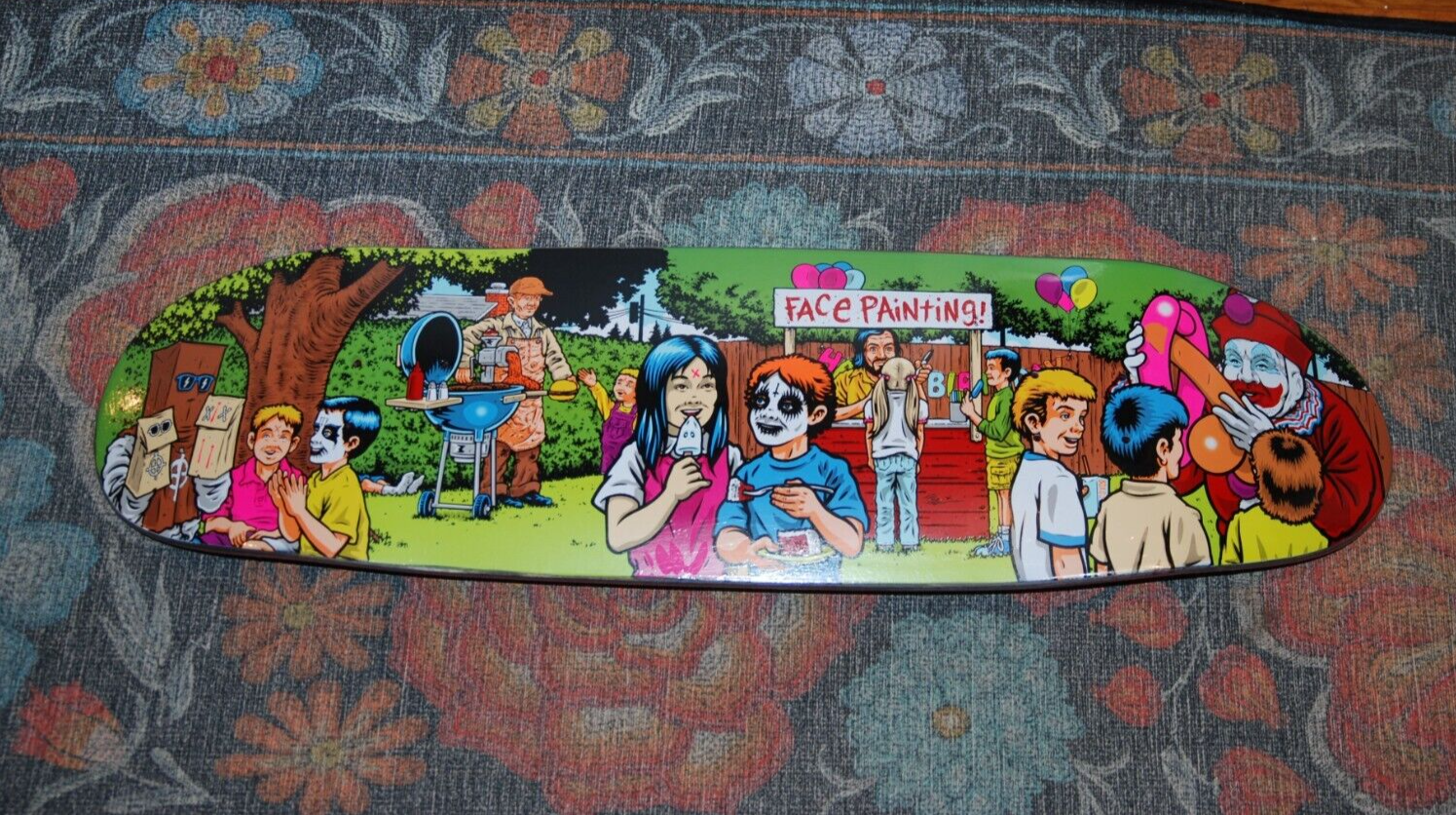 Stranglove Skateboards Serial Party I 8.875 Deck Sean Cliver
