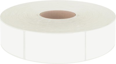 600 PCS White Rectangular Stickers, Blank Write On Labels Self-Adhesive Stickers