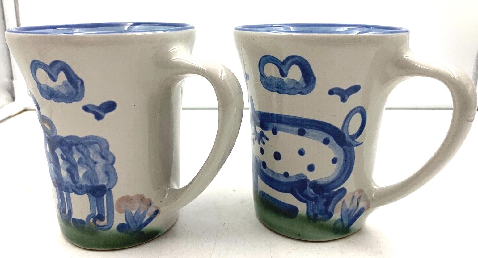 M A Hadley 2 Country Scene Blue Large 5