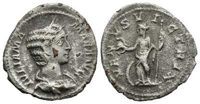Roman Silver Denarius - Rome 222-235 AD - JULIA MAMAEA