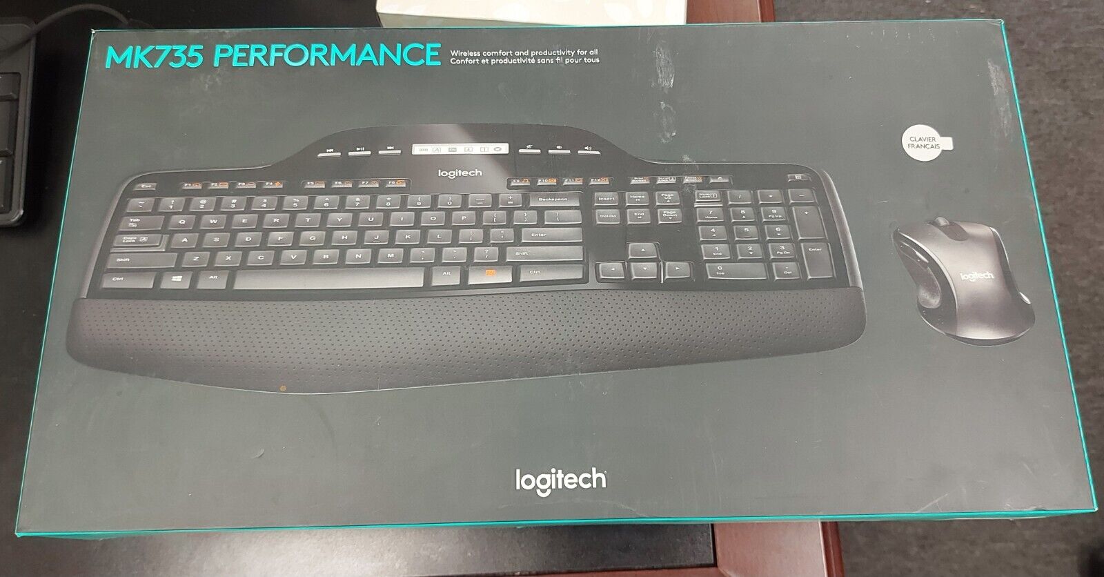 Logitech MK735 Wireless Keyboard & Mouse Combo- CANADIAN