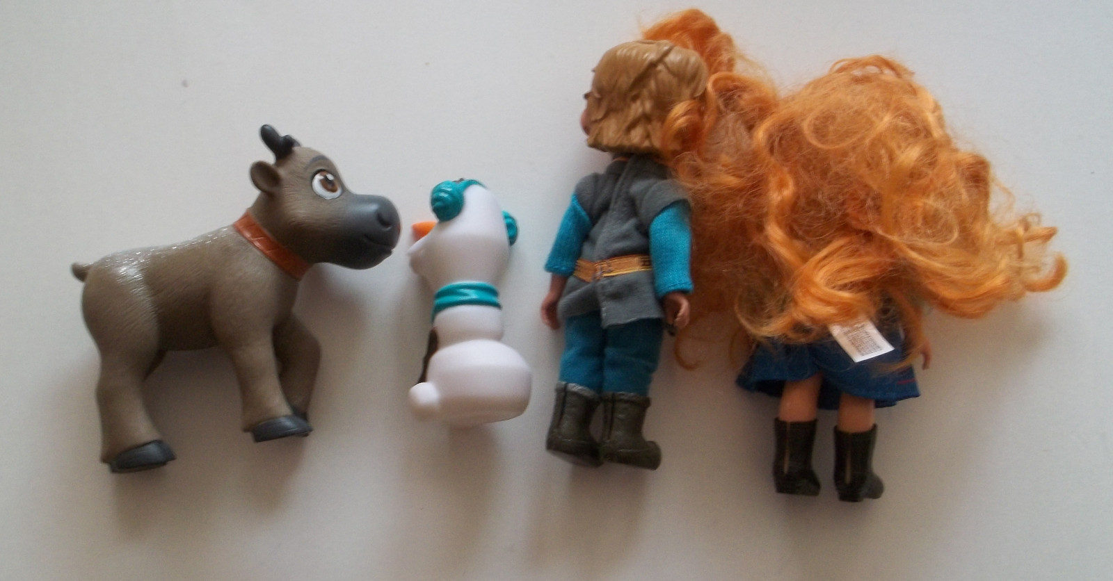 Lot of 4 DIsney Frozen Mini Toddler Dolls