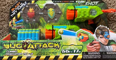 Zuru X-SHOT - Bug Attack-Predator TK-3 Combo Pack Toy (NEW In Box)