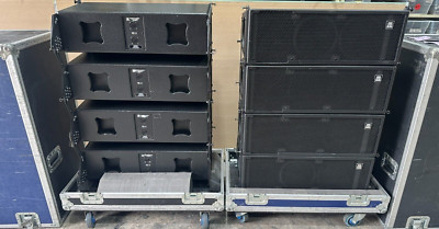 SLS LS8800 2 WAY Passive Line Array Speaker W/Case #293-#316 (LOT OF 4)THS
