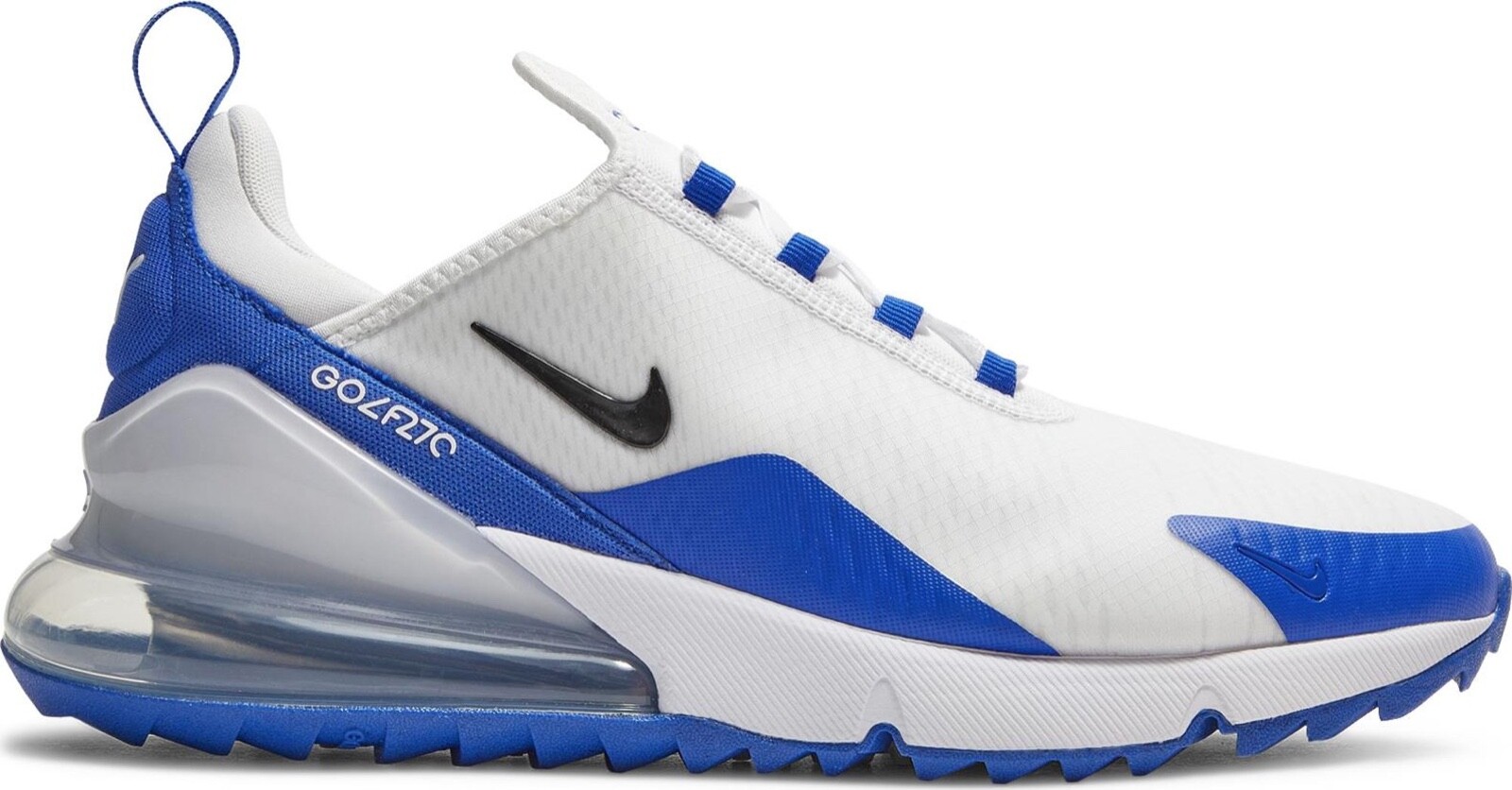 

Nike Air Max 270 G Golf White Black Racer Blue CK6483-106 Мужские 7,5 Женские 9, Белый, Nike Air Max 270