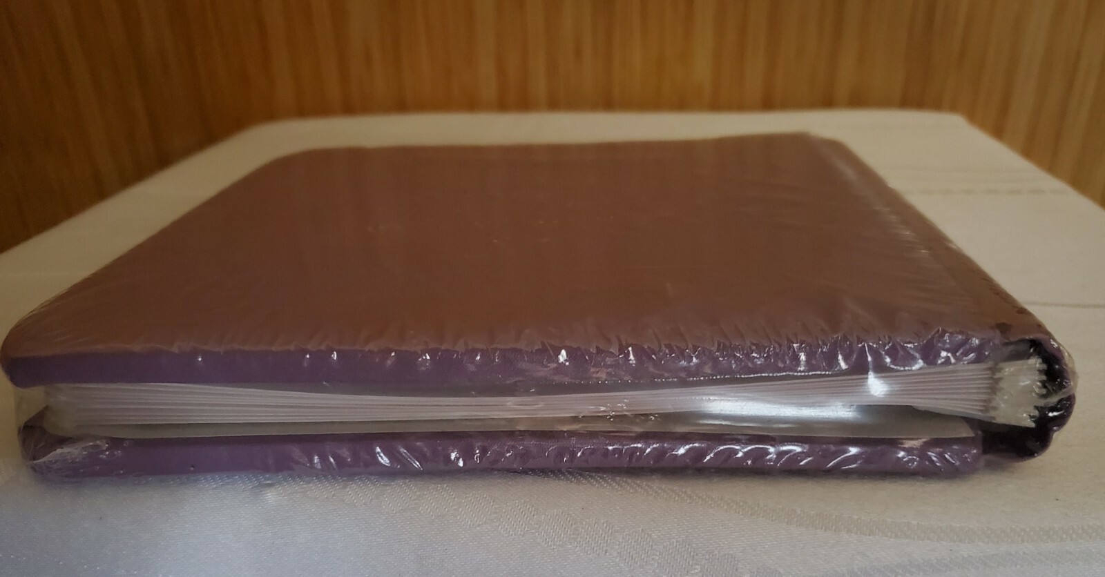 Creative Memories 7x7 Lilac Star Scrapbook Album Strap Hinge 12 pages Sealed NEW