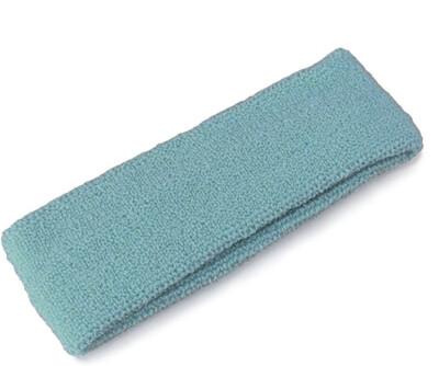 Sweatband Cotton Sport Terry Cloth Moisture Wicking Athletic Basketball Headband
