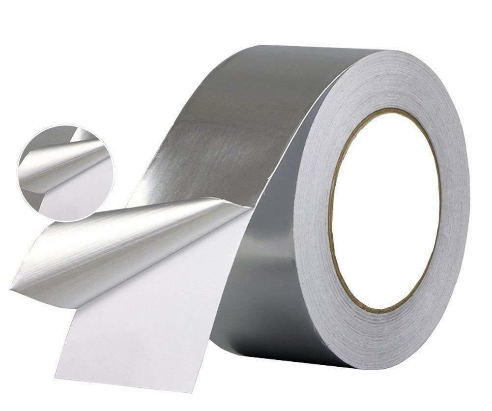 Rotolo Nastro Adesivo Di Alluminio 30mt x 48mm Alte Basse Temperature sus