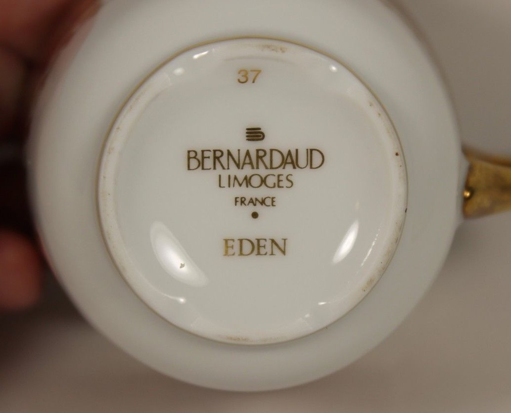 Bernardaud Limoges France Eden Footed Cup