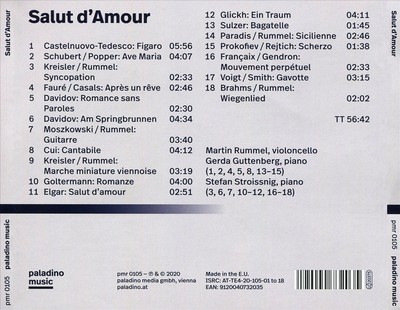 SALUT DAMOUR-MARTIN RUMMEL NEW CD