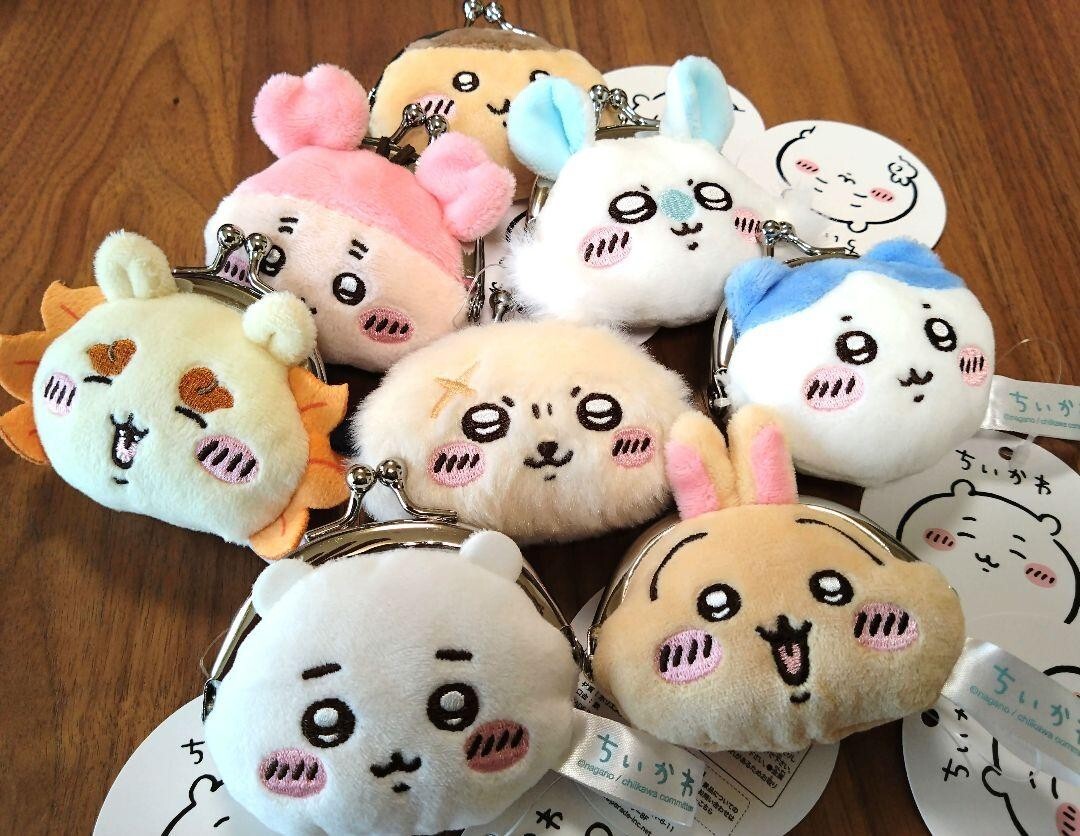 Chiikawa Mini Gamaguchi Pouch Coin purse 7cm Japan very popular prize item 2024 Chiikawa Mini Gamaguchi Pouch Coin purse 7cm Japan very popular prize item 2024