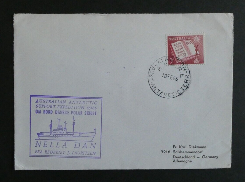Australisches Antarktis Gebiet 1966 - Mawson - Schiff Nella Dan