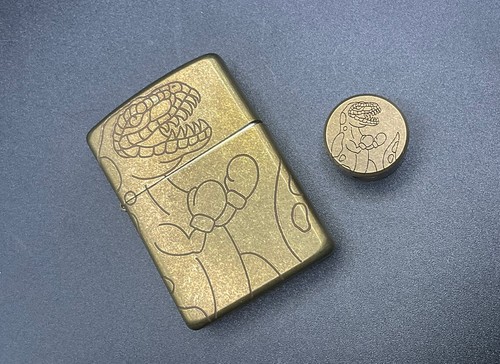 Jrw Gear X Zippo Brass Boxing T-Rex Lighter EDC Everyday Carry