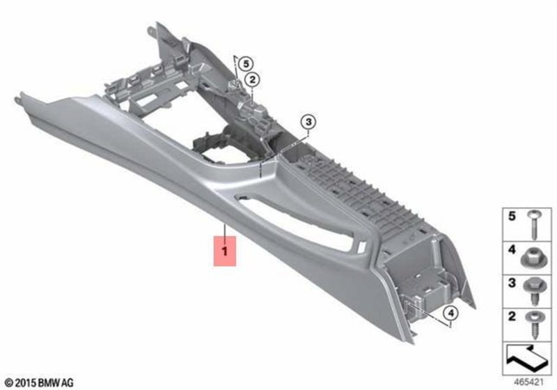 キャサリンページ BMW Front Center Console Cup Holder / Stoarge Bin 51169207320