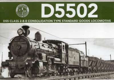 ARM HO NSWGR D5502 STANDARD GOODS 2-8-0 STEAM LOCOMOTIVE DC/DCC READY
