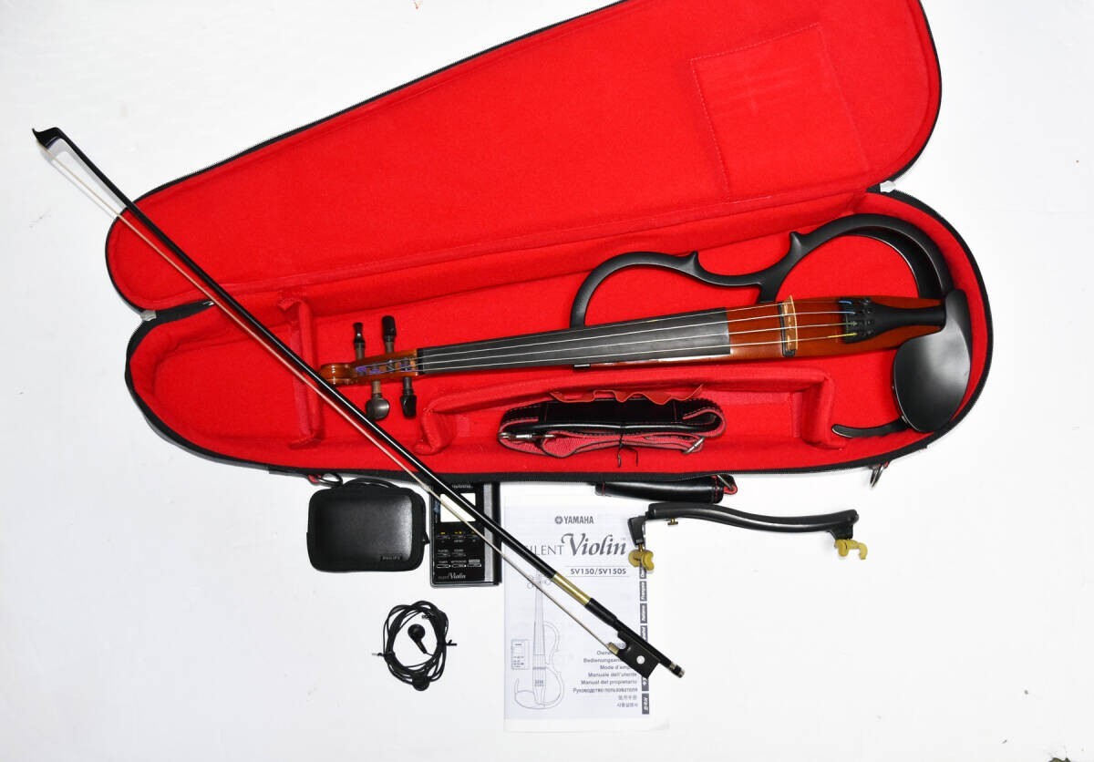 YAMAHA SILENT VIOLIN SV150 弦新品張り替え　動作確認済 YAMAHA SILENT VIOLIN SV150 弦新品張り替え 動作確認済 YAMAHA