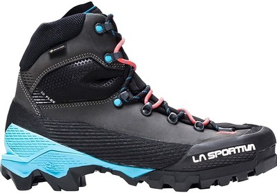 Pre-owned La Sportiva Women's Aequilibrium Lt Gtx - Various Sizes And Colors In Black/hibiscus