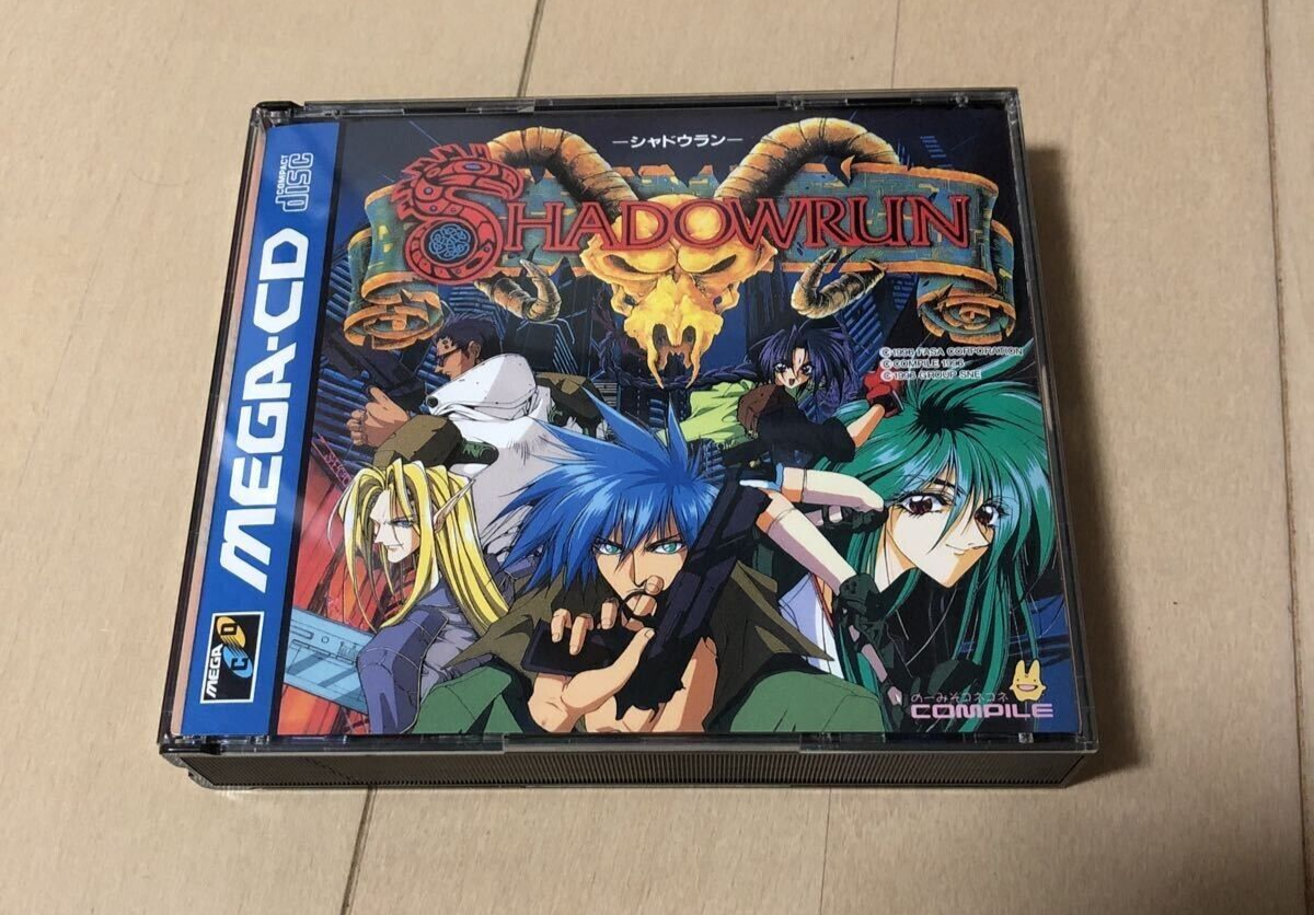 SHADOWRUN Sega Mega CD Compile W/ case manual | eBay