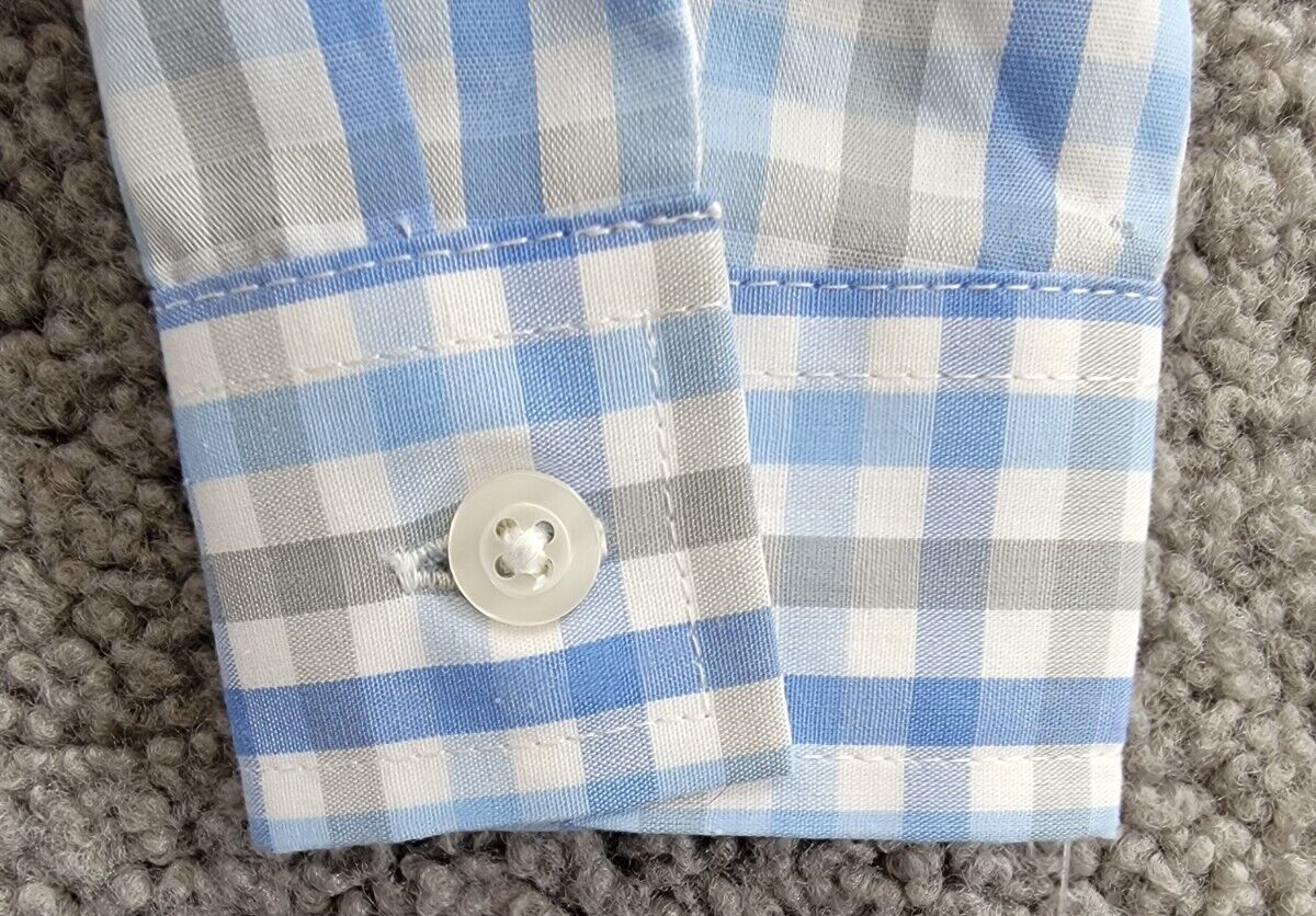Nautica Plaid Button Up Shirt w/ Polka Dot Neck Tie Boys 4T/4 Multicolor L/S - Picture 11 of 18