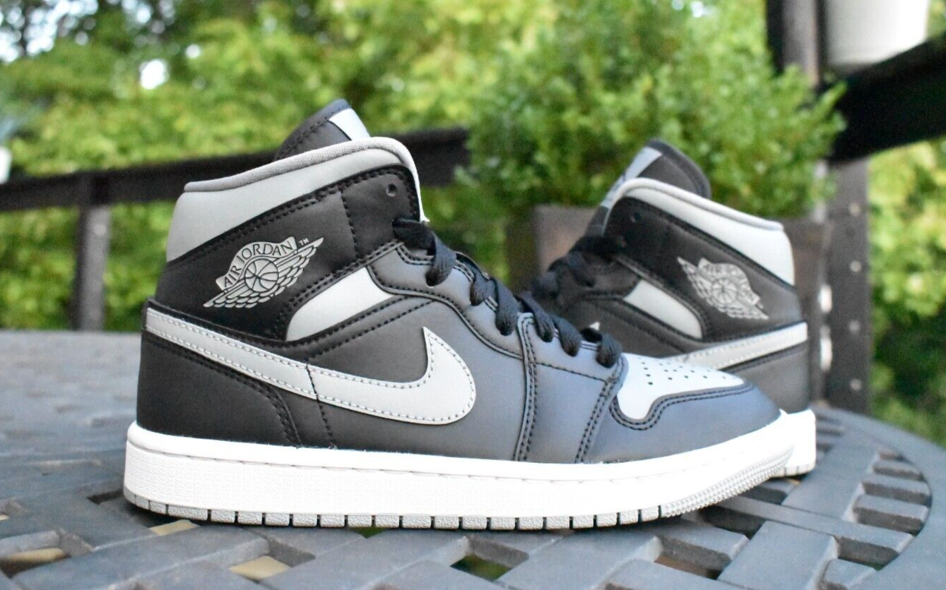 Nike Air Jordan 1 Mid 'Shadow' 2022 BQ6472-007 5Y Women Size