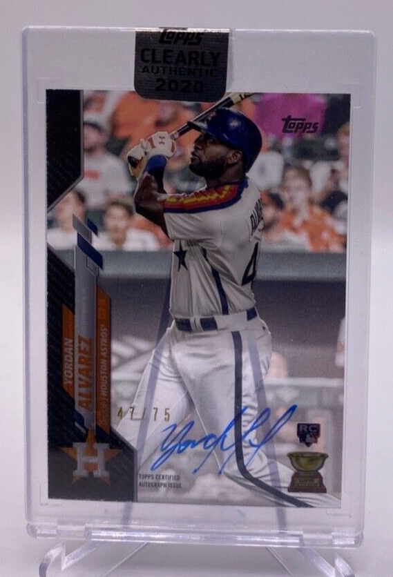 スポーツ選手 Yordan Alvarez RC Auto Yordan Alvarez 2020 Topps Chrome #RA-YA Rookie Auto Price