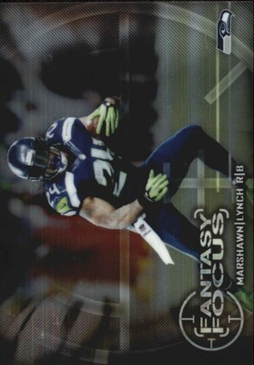 2014 Topps Chrome Fantasy Focus Seahawks Football Card #FFML Marshawn Lynch