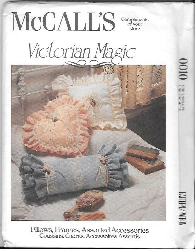 Vintage McCall's #0010 Victorian Magic Pillows, Frames & Acces...