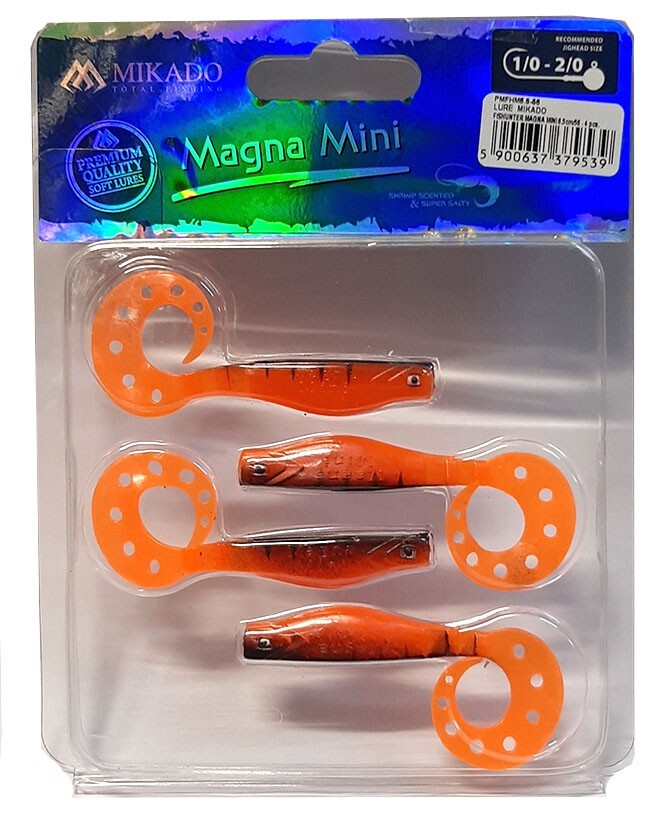 MIKADO FISHUNTER MAGNA MINI 65mm ORANGE 56 PMFHM6.5-56 SPINNING BLACK BASS