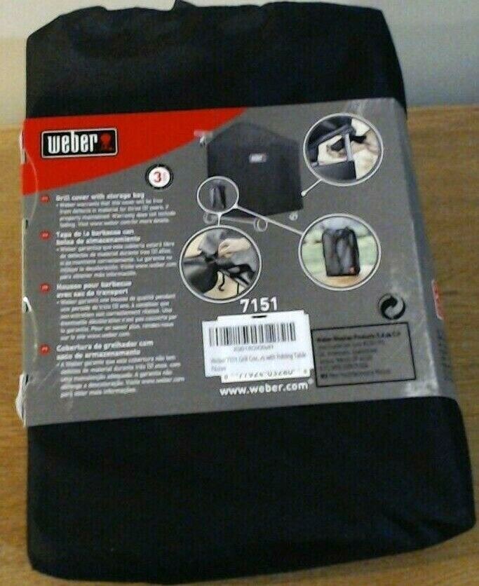 NEW Genuine Weber 7151 Premium Grill Cover for Performer Premium and Deluxe 22”