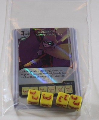 DC Dice Masters Green Arrow Flash * SPEEDY * Set RARE FOIL CUR + 4 DICE 