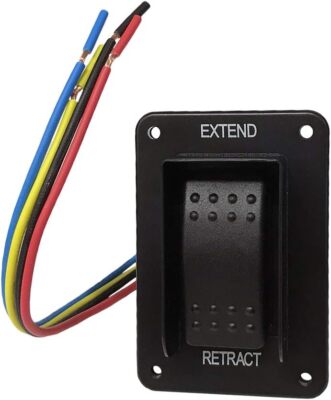 Lippert Replacement Rocker Switch for Power Stabilizer Jacks Waterproof Durable