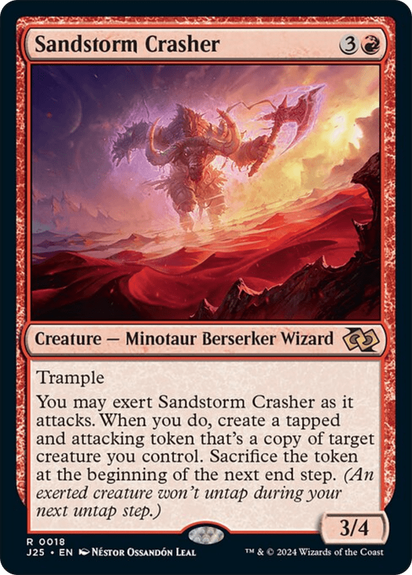 Sandstorm Crasher - J25 - 18 - NM - MTG