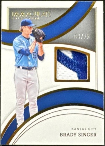 2022 Panini Immaculate Collection - Brady Singer #MP-BS