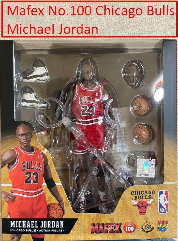 Michael Jordan アクションフィギュア MAFEX 100 Medicom Toys MAFEX No.100 NBA Chicago Bulls Michael Jordan
