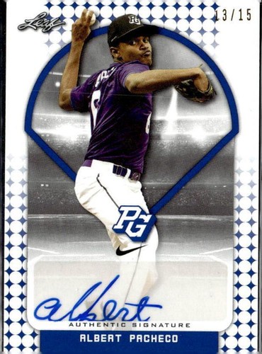 2018 Leaf Perfect Game National Showcase - Albert Pacheco #BA-AP1