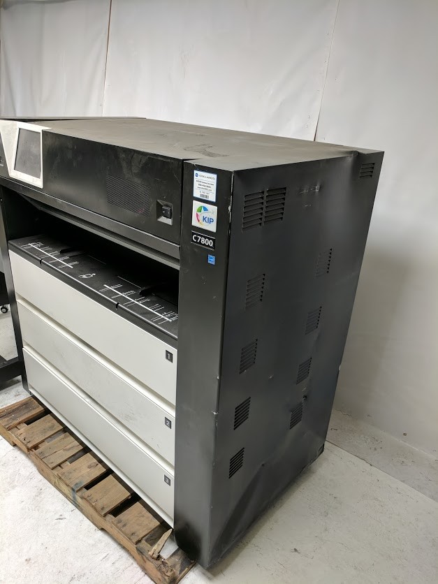 Konica Minolta KIP C7800 Large Format Printer, Collator *Parts or Repair*