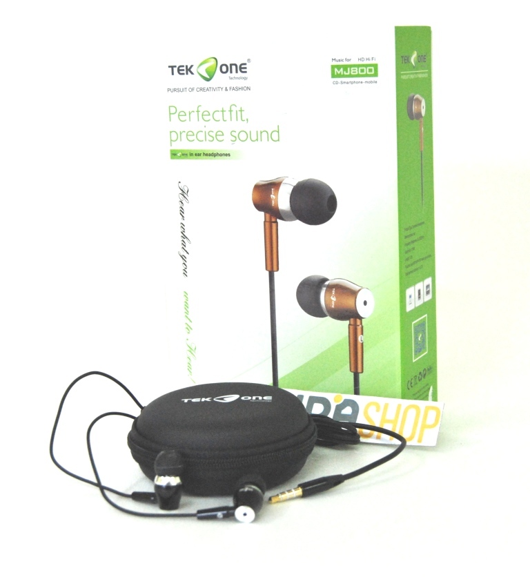 Cuffie Auricolari TeKone MJ800 Hd Hifi Per Smartphone Tablet Pc 3,5mm hsb