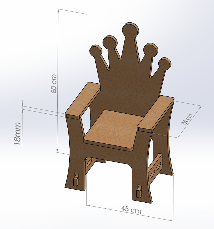 Трон из дерева своими руками чертежи